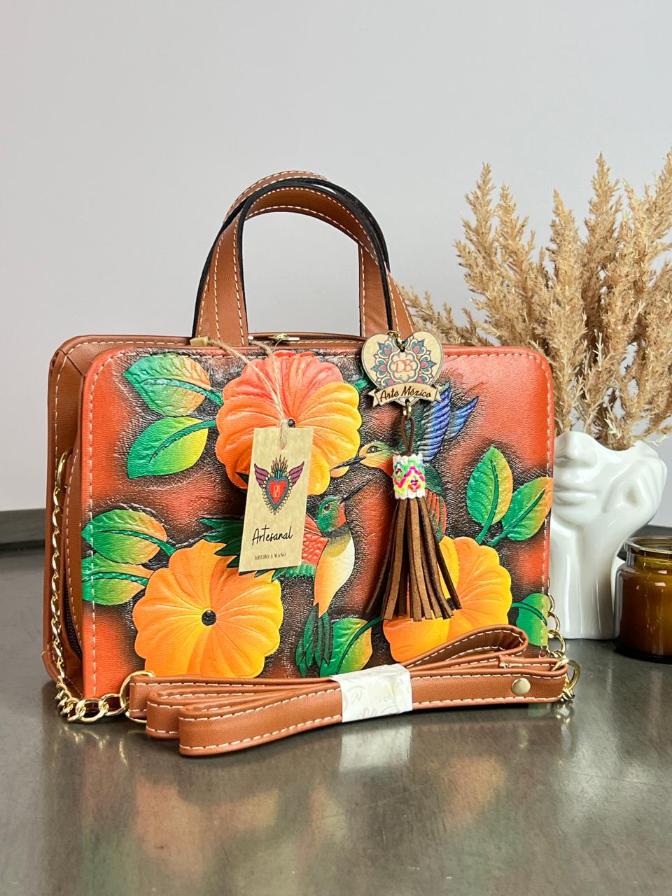 DB CROSSBODY COLIBRI 2 NARANJA