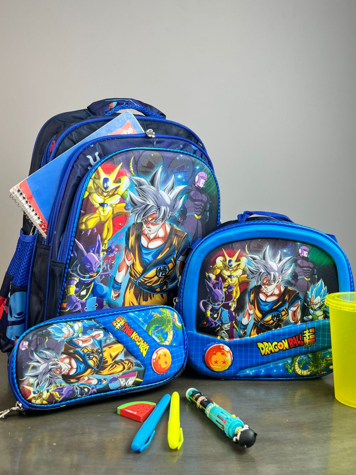 COMBO ESCOLAR PERSONAJES DRAGON BALL VILLANOS