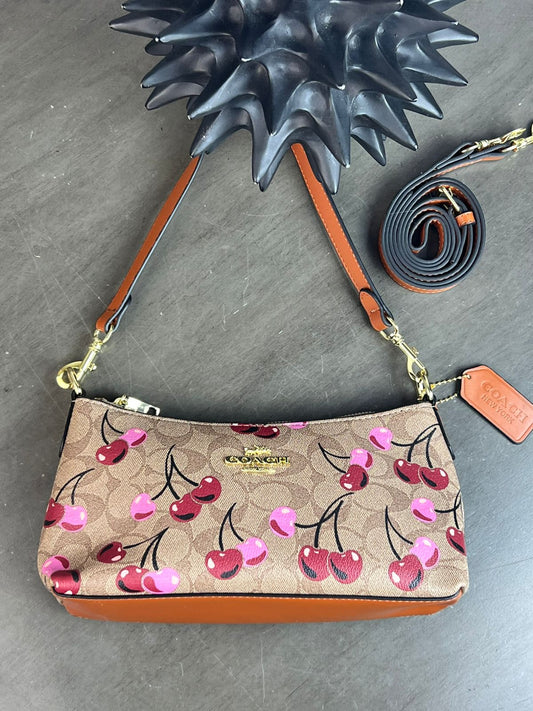 IMPORTACION BAGUETTE COACH AZUL KHAKI CEREZAS