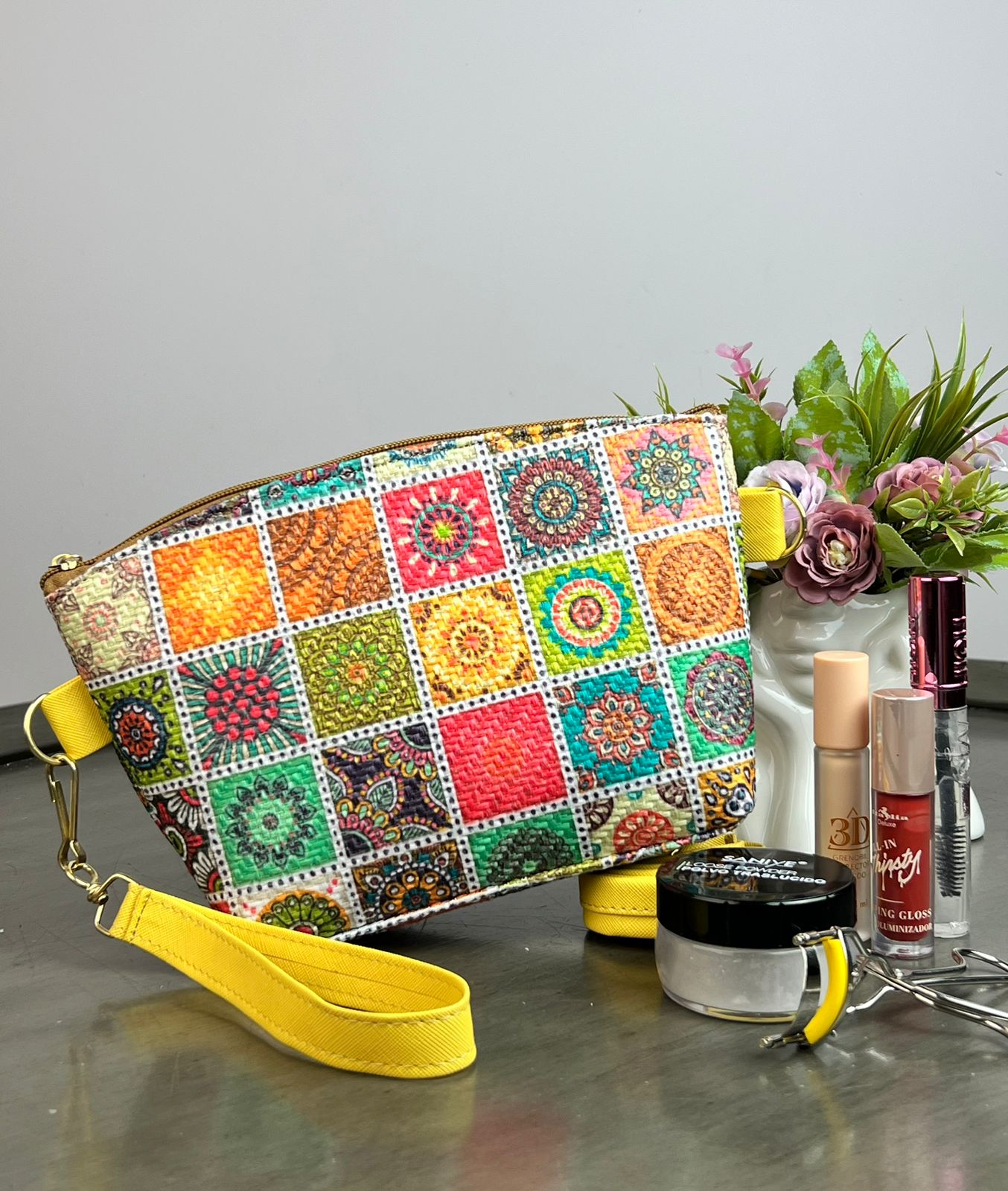 COSMETIQUERA YUTE MOSAICOS COLORES