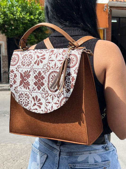 MOCHILA YUTE CAMEL/TALAVERA CAMEL F BEIGE