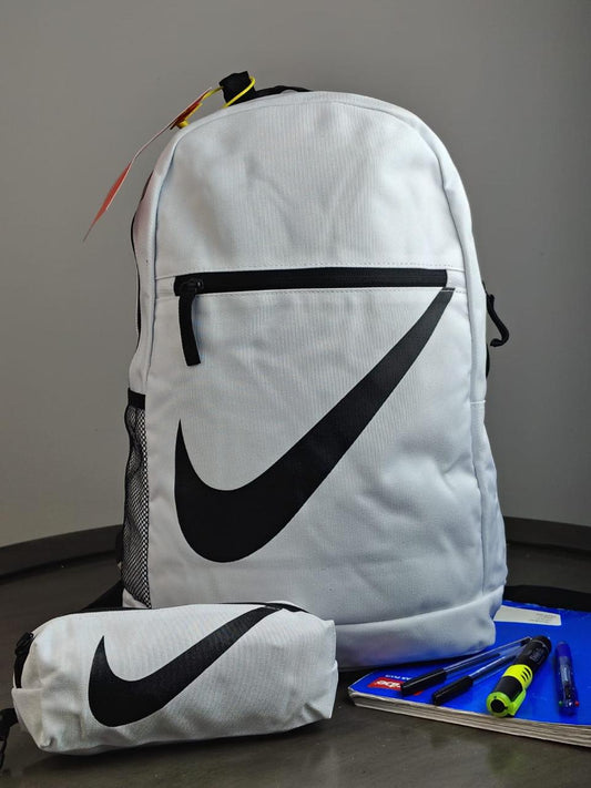 MOCHILA NIKE LAPICERA BLANCO/NEGRO