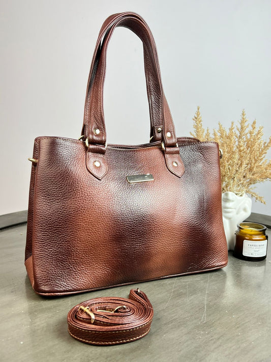 BOLSO PIEL ATENAS MARRÓN