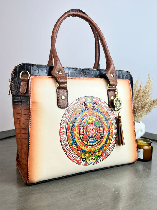 DB GDE FLORENCIA CALENDARIO AZTECA HUESO/CAMEL GAVIAL