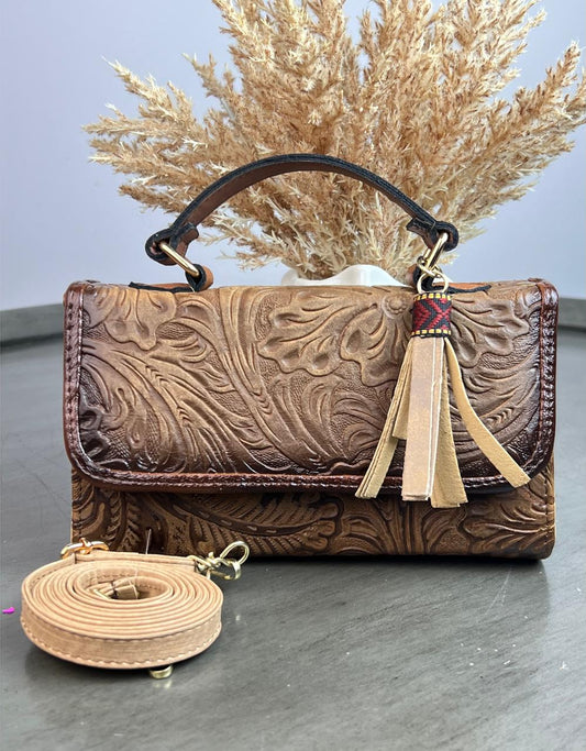 MAOMA DELIA 1.0 FLORES Y HOJAS CAMEL