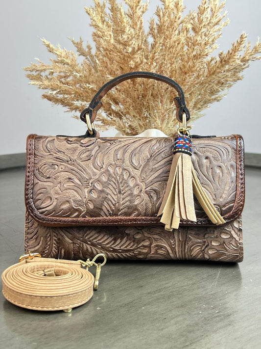 MAOMA DELIA 1.0 FLORES Y HOJAS KHAKI