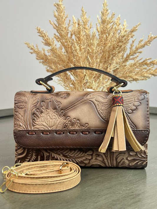 MAOMA DELIA 1.0 COLIBRI KHAKI/CHOCOLATE TEJIDO