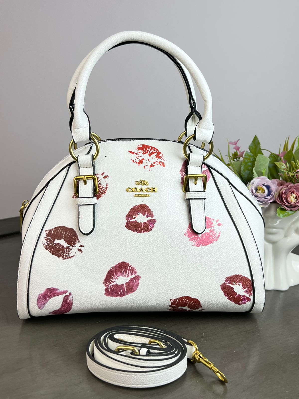 COACH MEDIA LUNA BLANCO BESOS