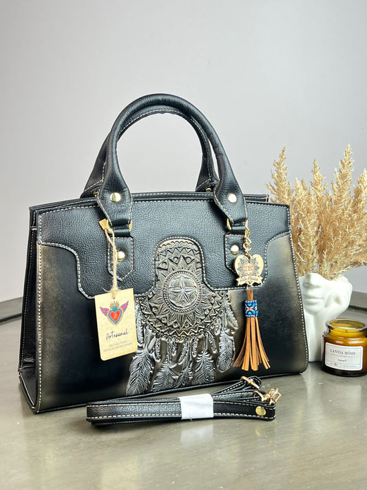 DB JANET ATRAPASUEÑOS NEGRO PLATA/DORADO