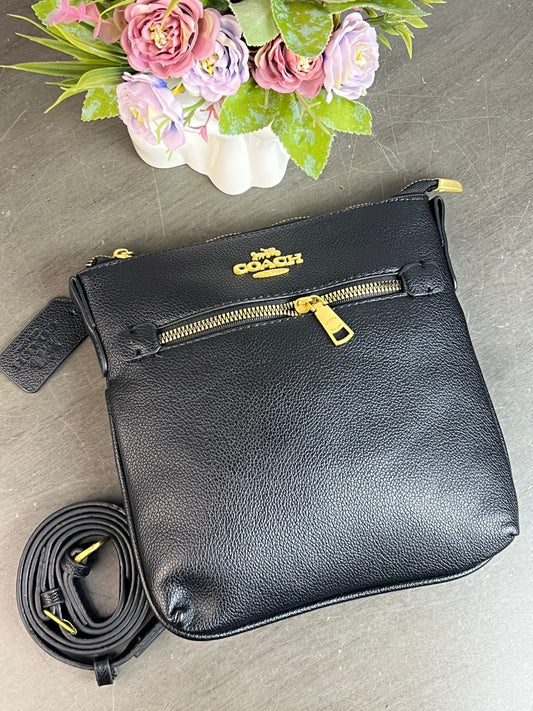 BANDOLERA COACH /NEGRA LISA
