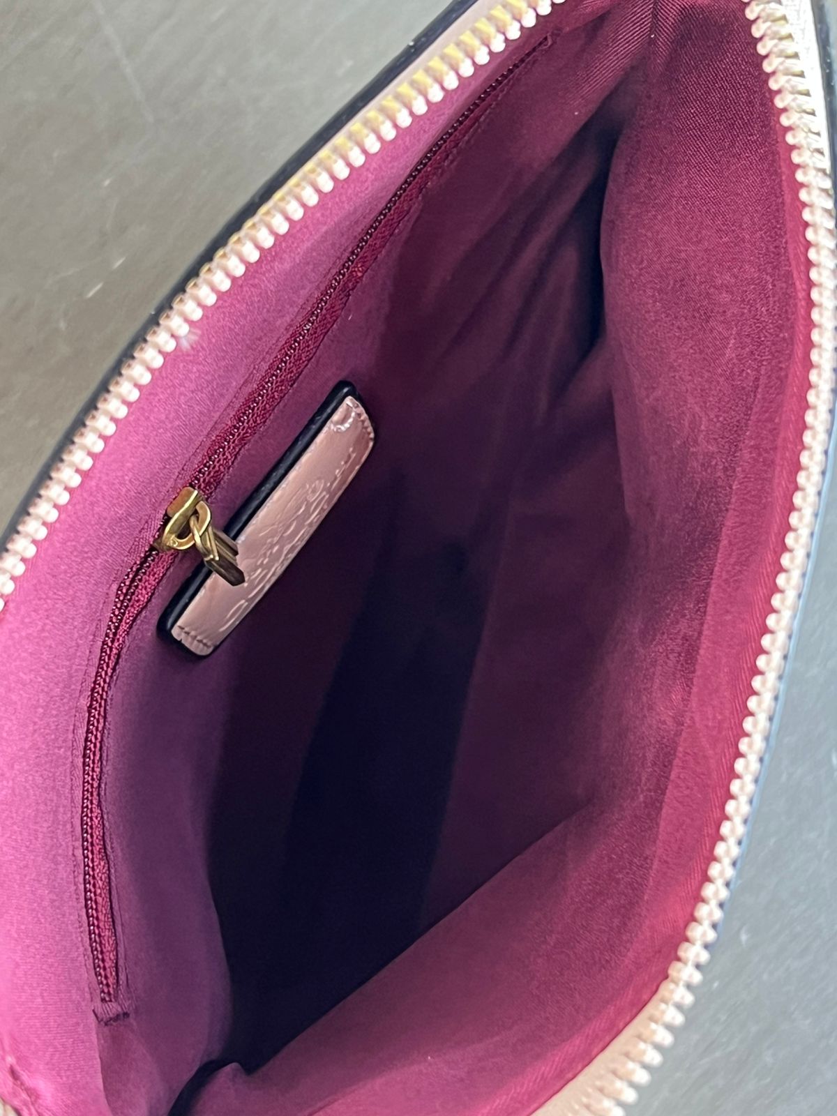 BANDOLERA COACH /ROSA ESTAMPADO