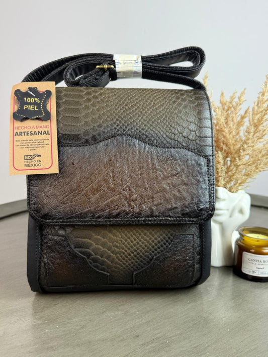 MOD ARTESANAL VAQUERA VIBORA MUSGO/CAFE