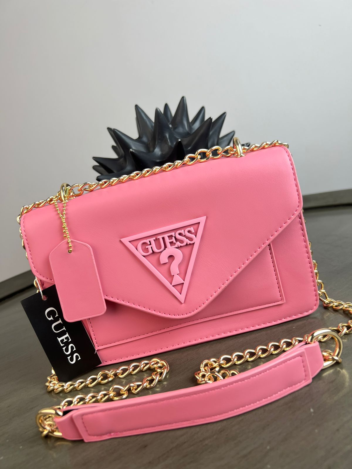 CROSSBODY GUESS V ROSA LISO