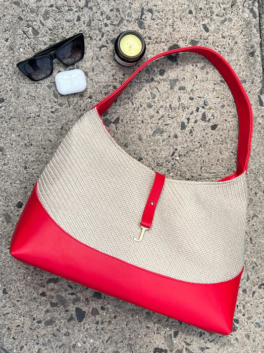 OCEANA YUTE NATURAL/ROJO
