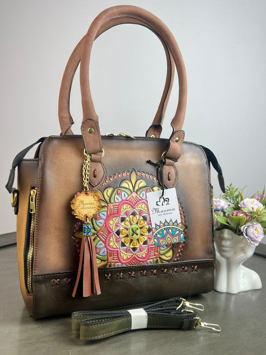 MAOMA GDE MARU CAMEL MANDALA TONOS AMARILLO/ROSA