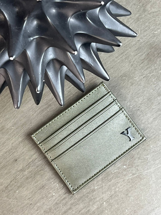 TARJETERO LISO VERDE MILITAR