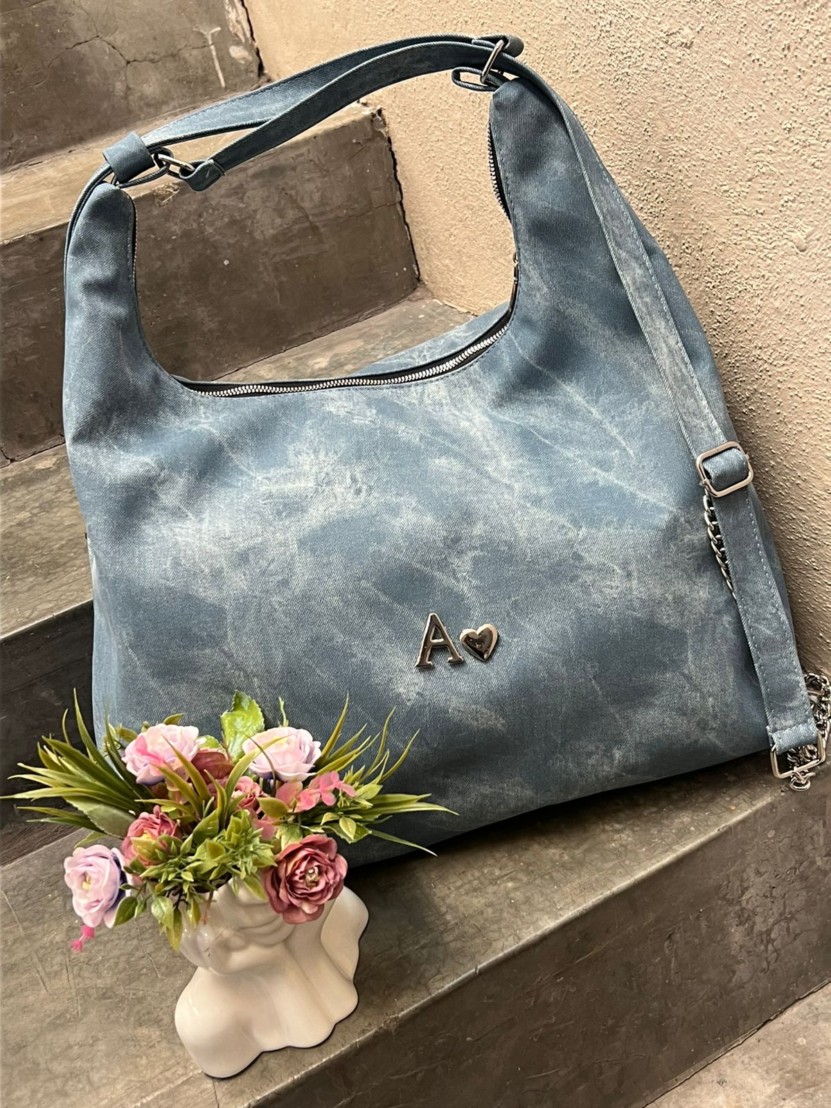 MOIRA COLOR DENIM DIFUMINADO H/PLATA
