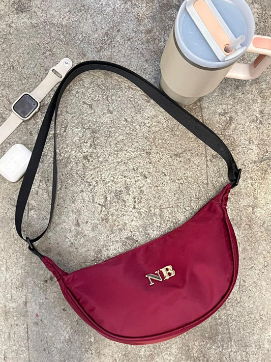 BOLSA WANDA TIPO BOHO COLOR VINO