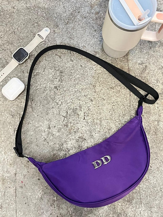 BOLSA WANDA TIPO BOHO COLOR MORADO