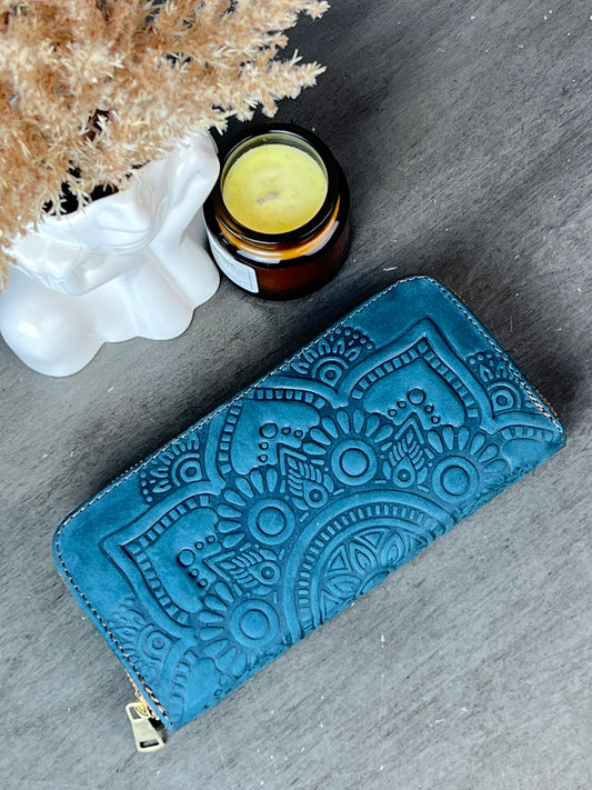 CARTERA 1 CIERRE MANDALA INDIGO