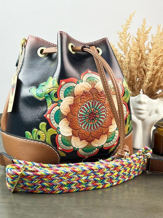 DB BUCKET MANDALA NEGRO