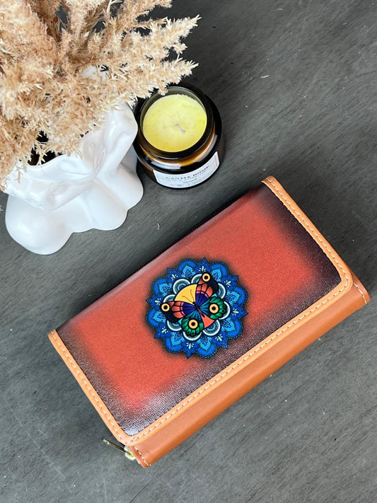 DB CARTERA MARIPOSA MARRON