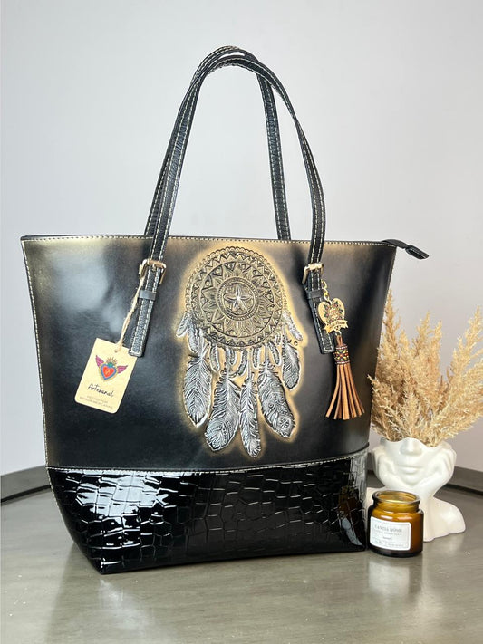 DB GDE PAOLA ATRAPASUEÑOS NEGRO/PLATA/DORADO
