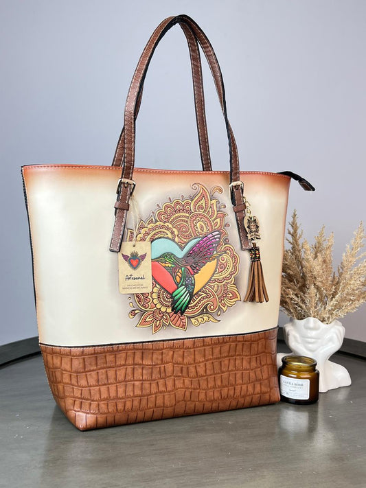 DB GDE PAOLA COLIBRI HUESO/CAMEL