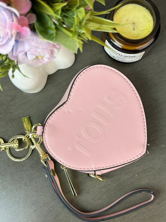 MONEDERO CORAZON TOUS ROSA
