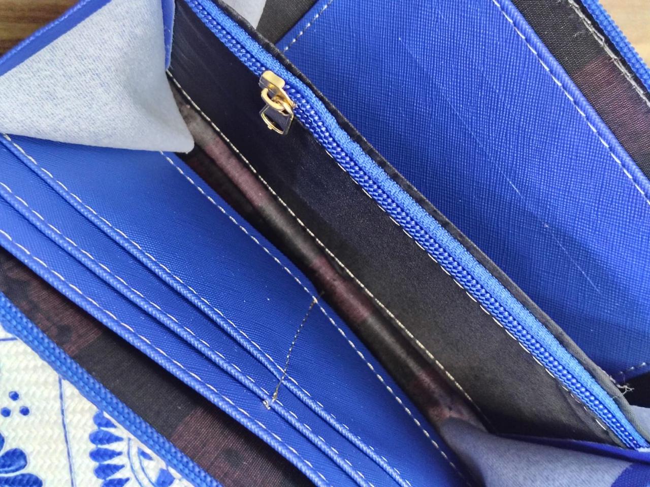PORTACELULAR/CARTERA YUTE VERTICAL LELE FIUSHA/CELESTE