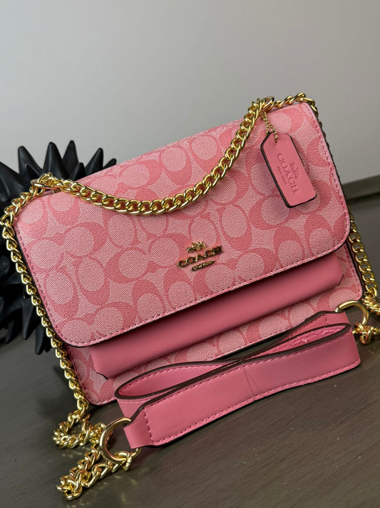 CROSSBODY COACH CADENA ROSA ESTAMPADO