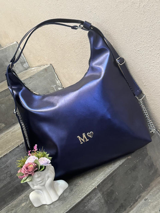 MOIRA COLOR AZUL MARINO METALICO H/PLATA