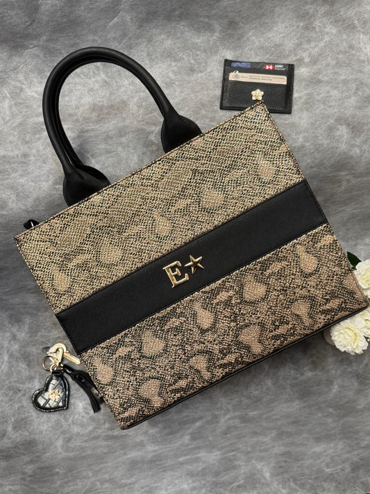 TOTE CLASICA GDE GOLD VINTAGE