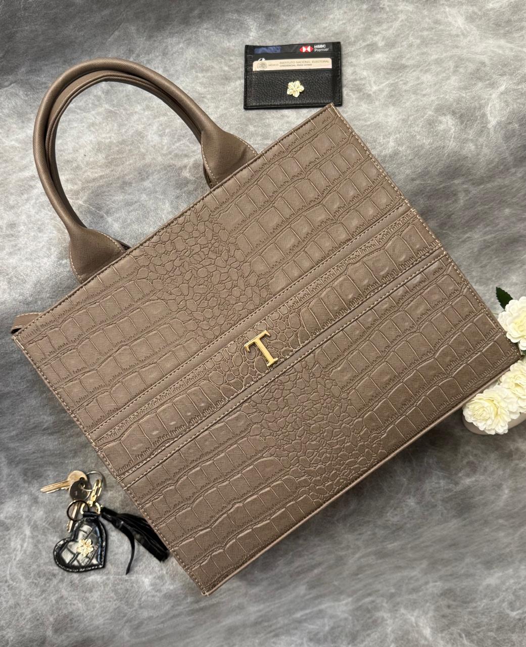 TOTE CLASICA GDE BAILEYS CROCO