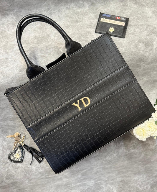 TOTE CLASICA GDE ESPECIAL NEGRO DRILO