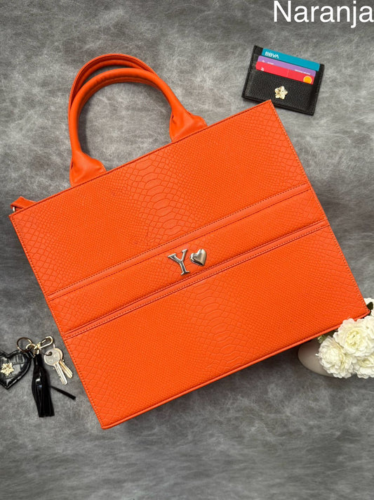 TOTE CLASICA GDE NARANJA