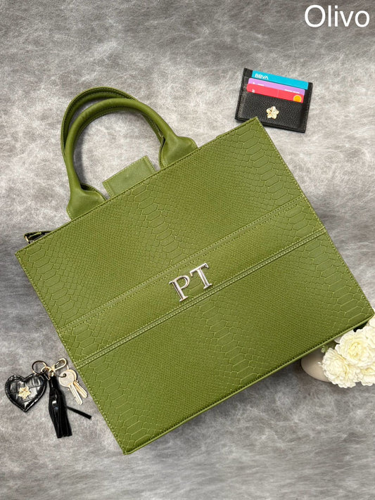 TOTE CLASICA GDE VERDE OLIVO
