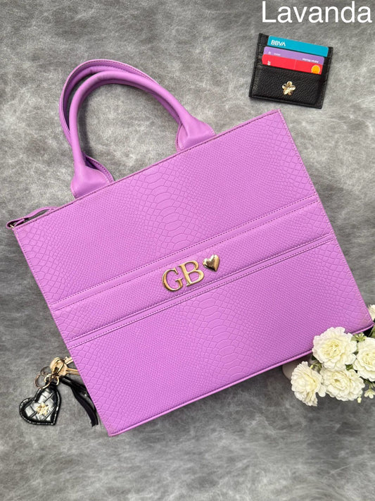TOTE CLASICA GDE LAVANDA