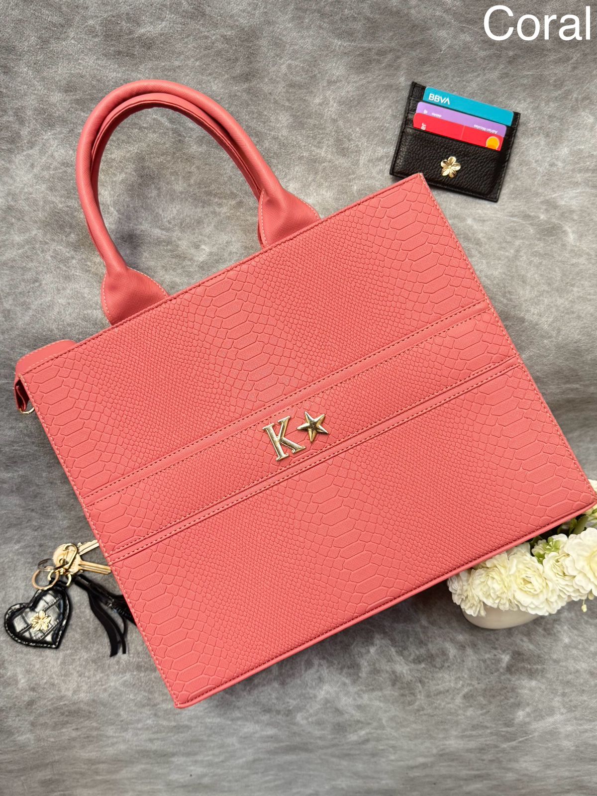 TOTE CLASICA GDE CORAL