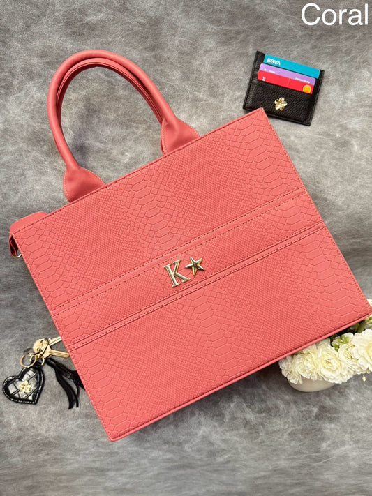 TOTE CLASICA GDE CORAL