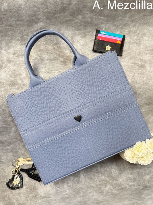TOTE CLASICA GDE AZUL MEZCLILLA