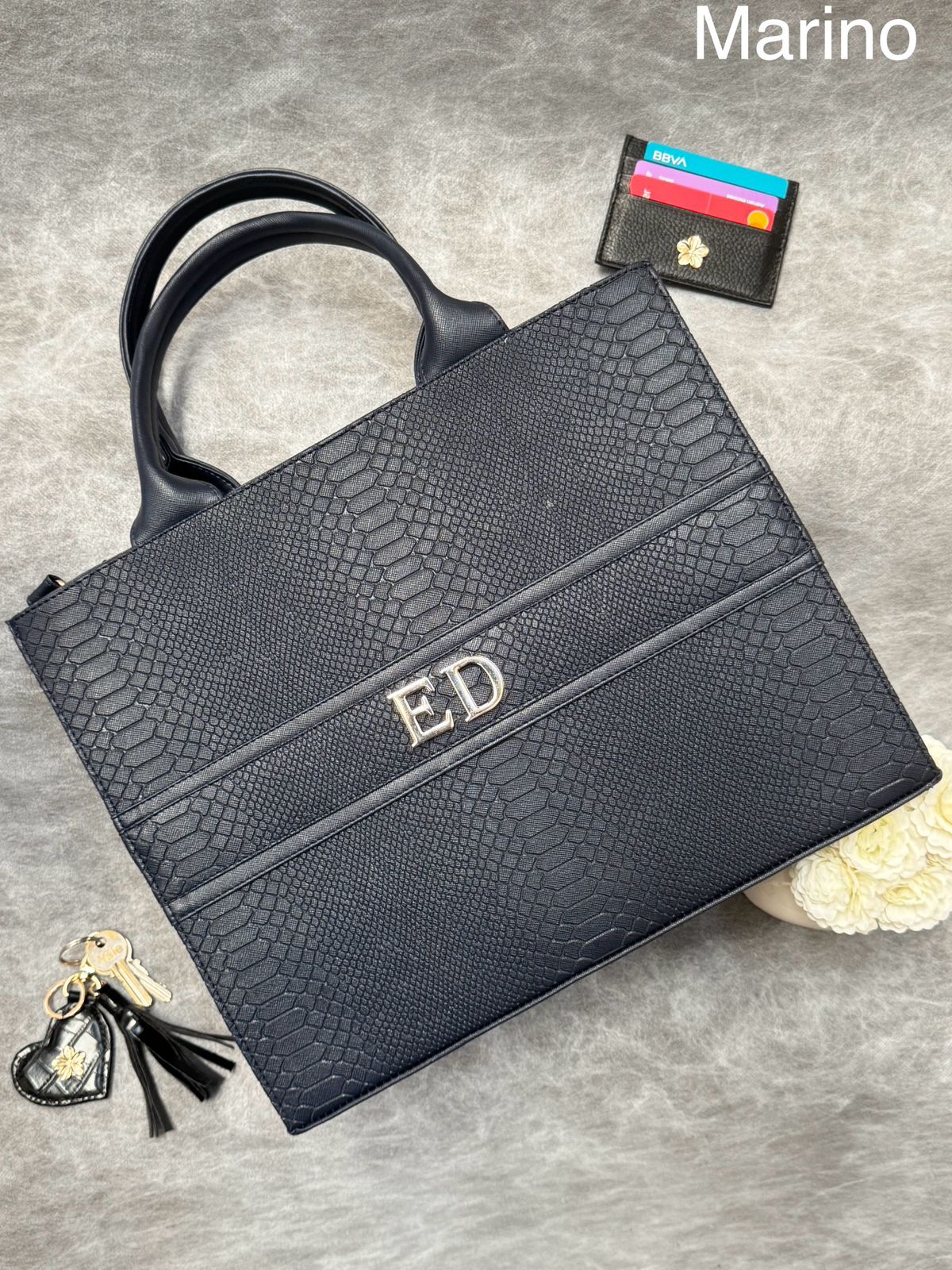 TOTE CLASICA GDE AZUL MARINO
