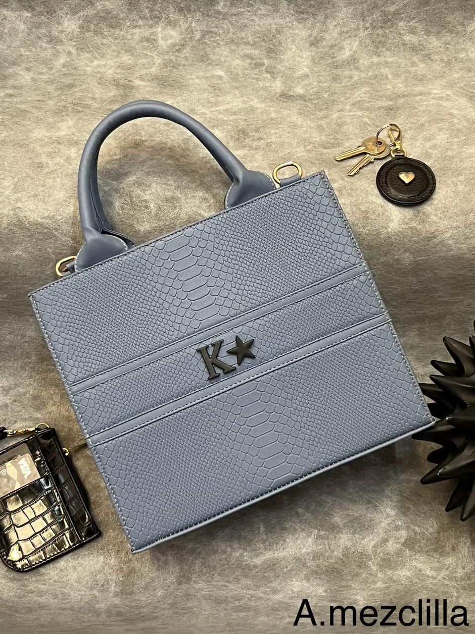 TOTE CLASICA MEDIANA AZUL MEZCLILLA