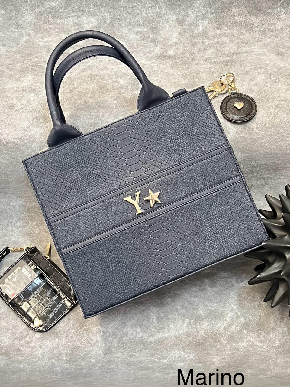 TOTE CLASICA MEDIANA AZUL MARINO