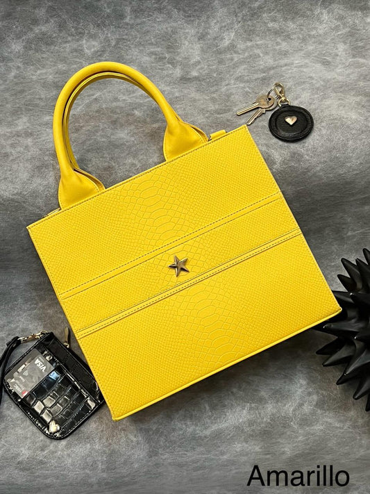 TOTE CLASICA MEDIANA AMARILLO