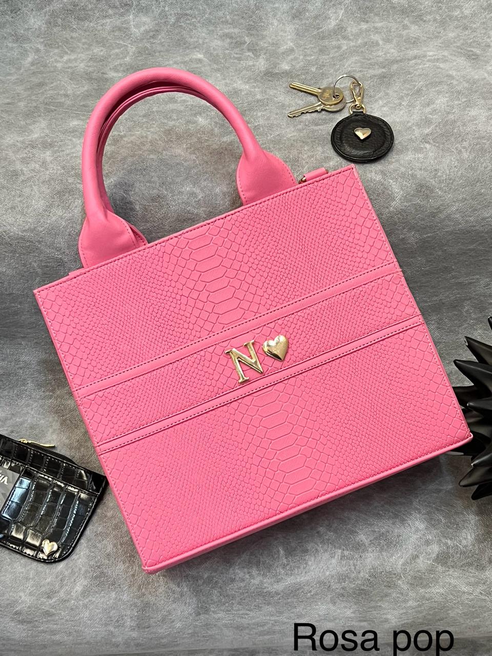 TOTE CLASICA MEDIANA ROSA POP