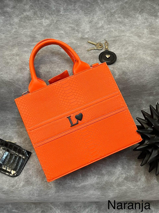 TOTE CLASICA MEDIANA NARANJA