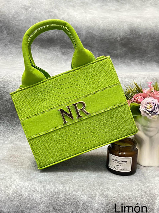 TOTE CLASICA MINI VERDE LIMÓN