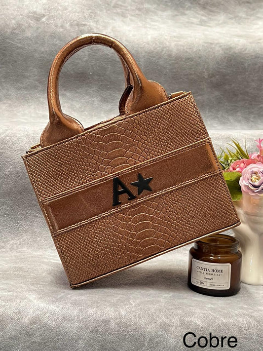 TOTE CLASICA MINI COBRE METÁLICO