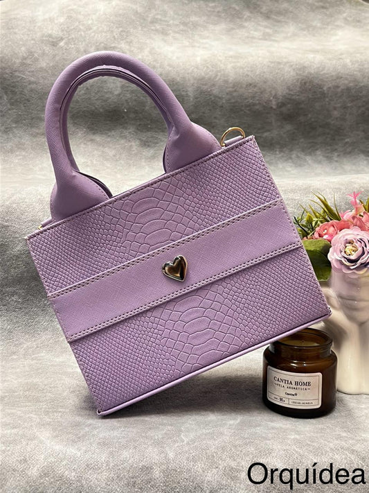 TOTE CLASICA MINI ORQUÍDEA